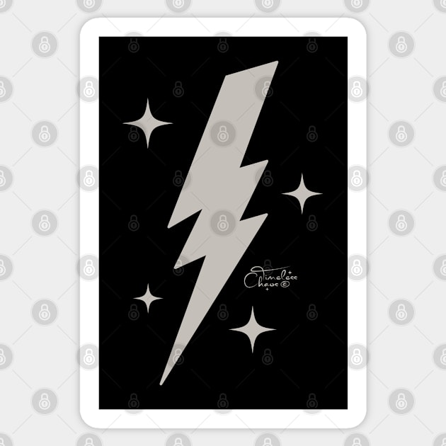 Lightning Bolt Sticker by Timeless Chaos